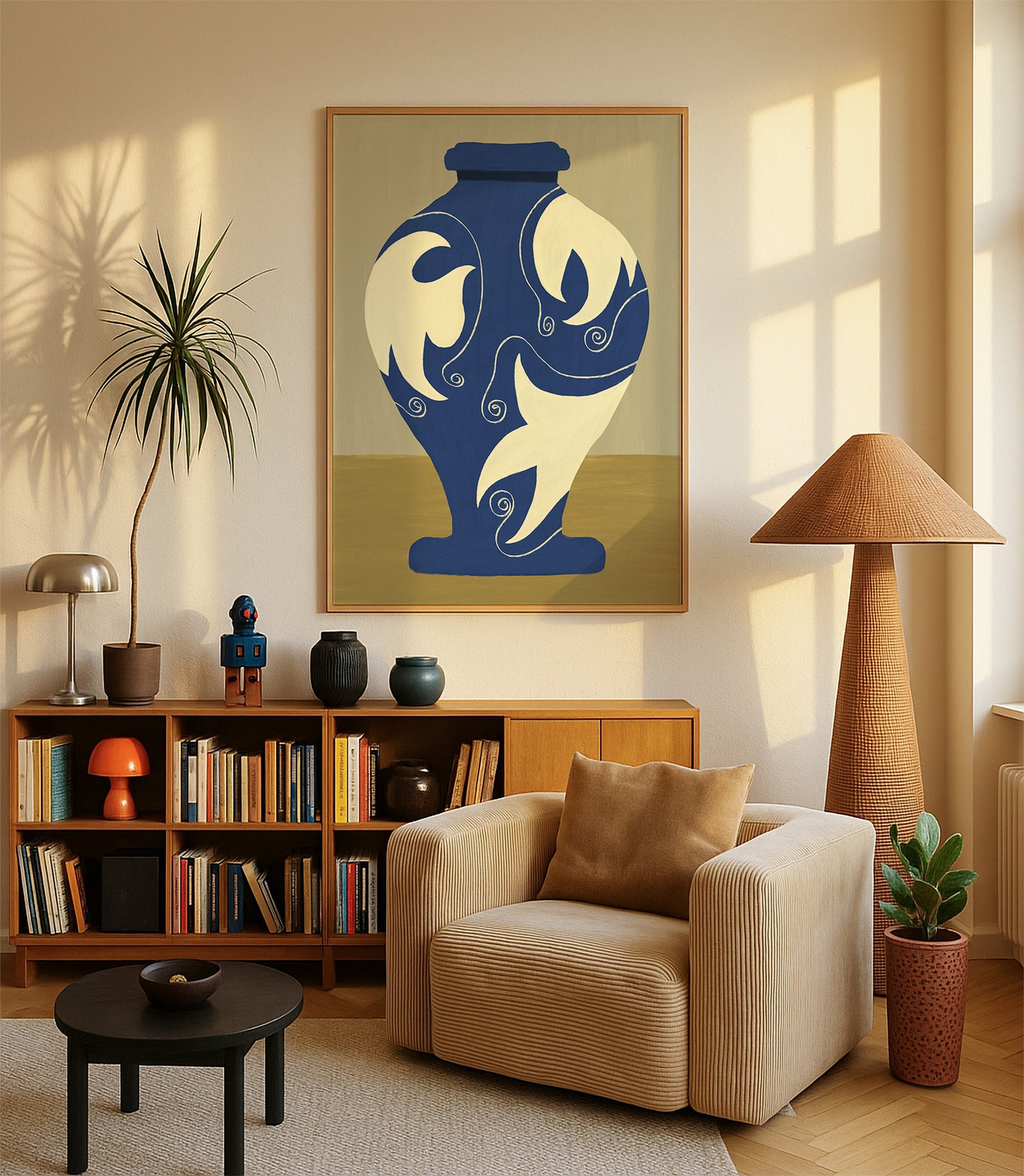 Vase in Cobalt