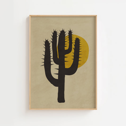 Cactus and Sunset