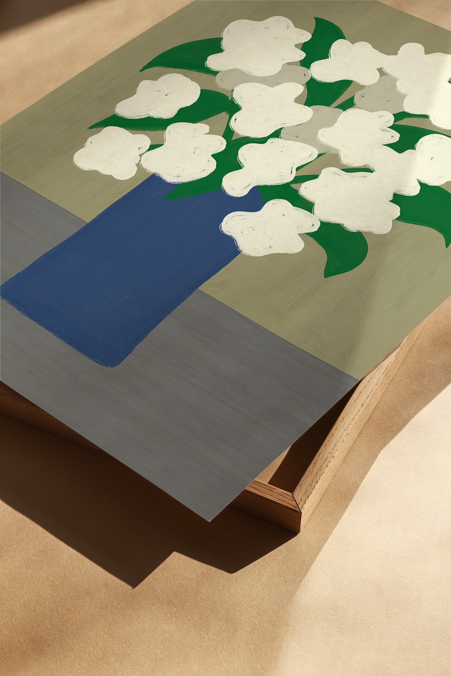 White Flowers in Vase