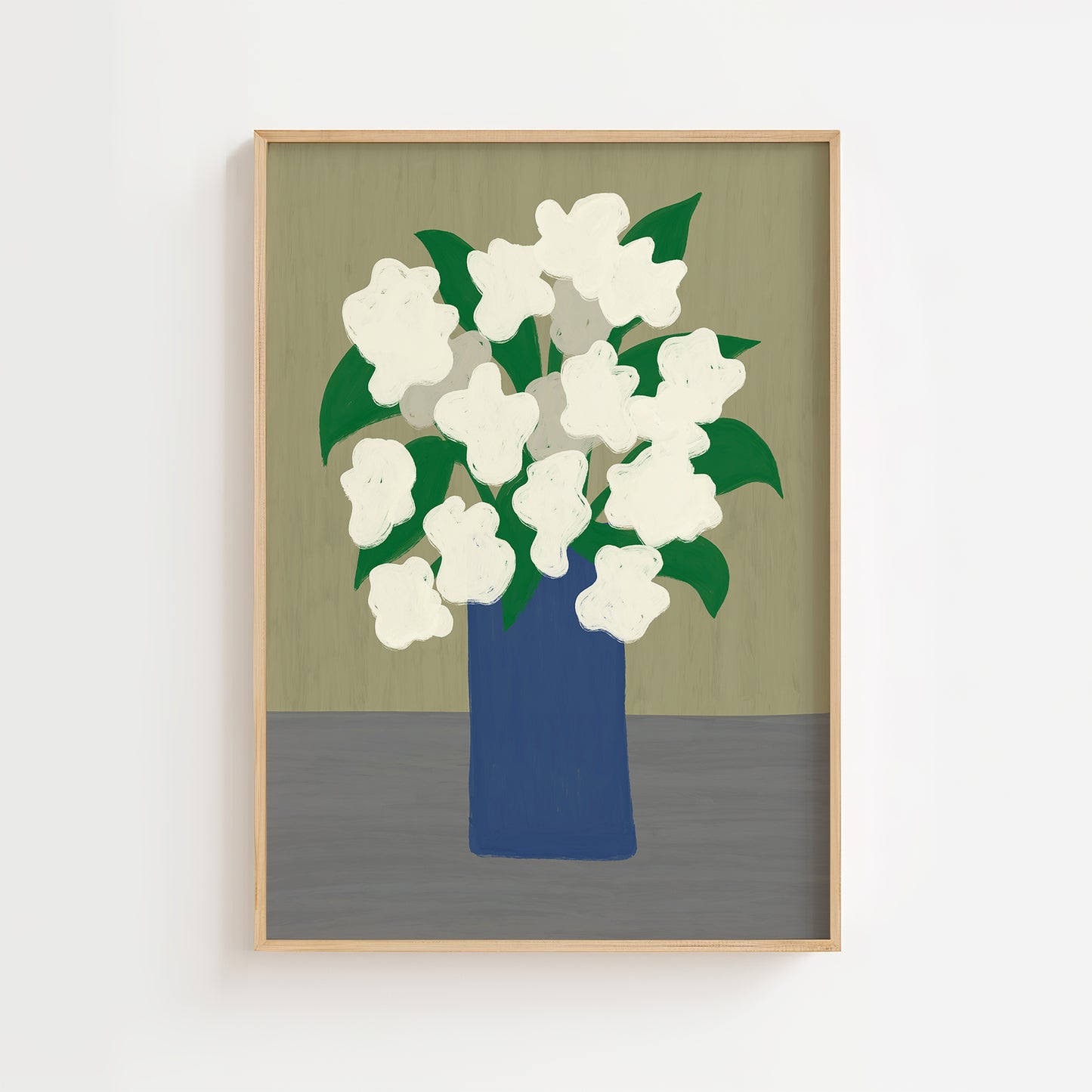 White Flowers in Vase