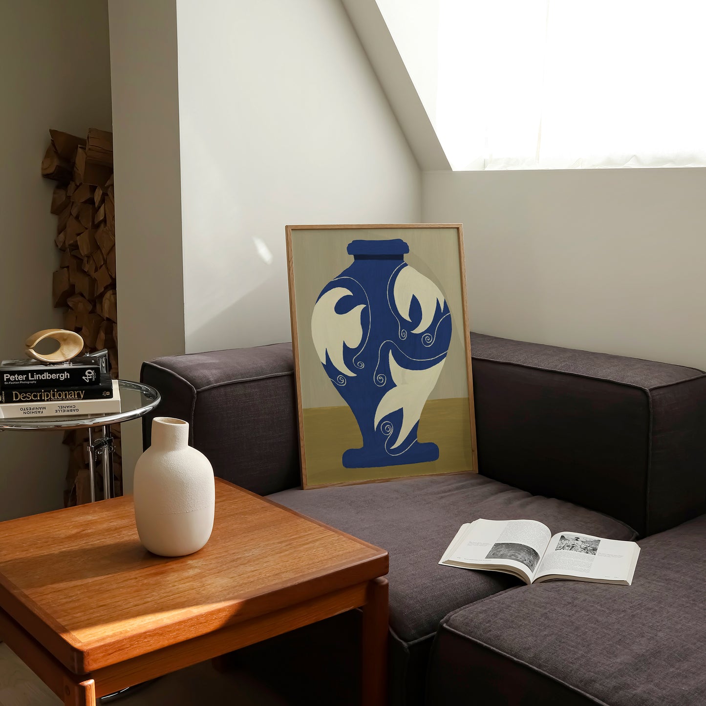 Vase in Cobalt